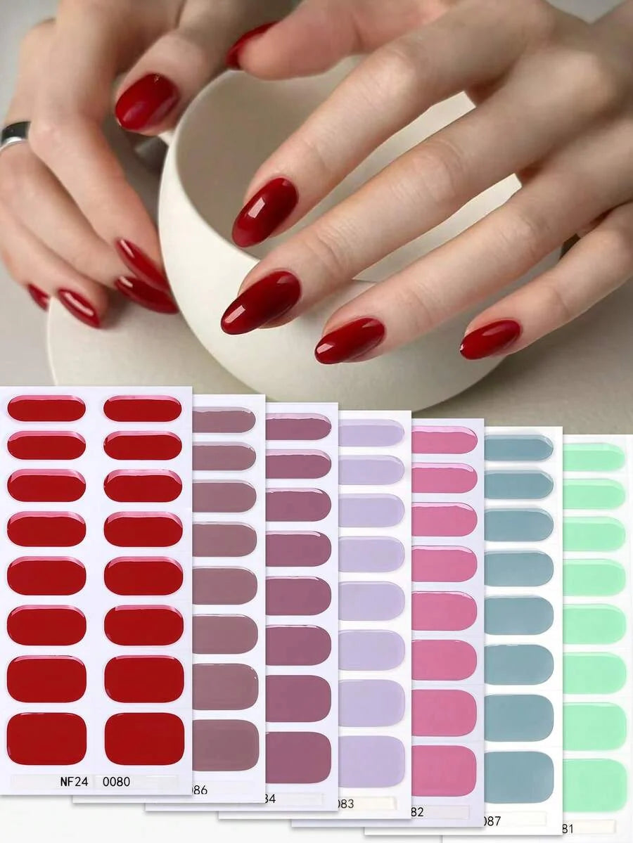 The Prose & Polish solid colour nail wrap collection