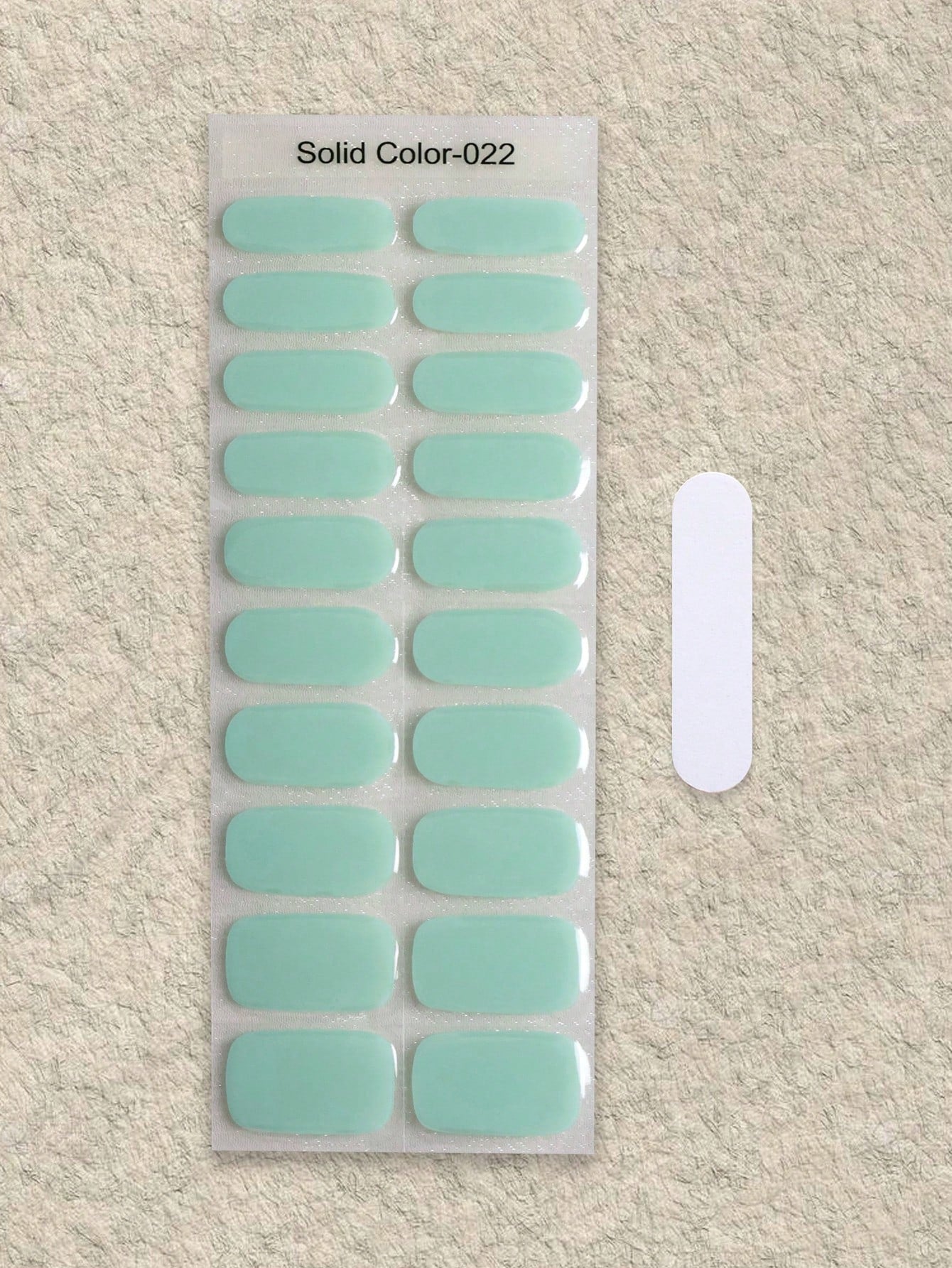 Austen's Afternoon - Classic Mint Green Semi-Cured Gel Nail Wraps