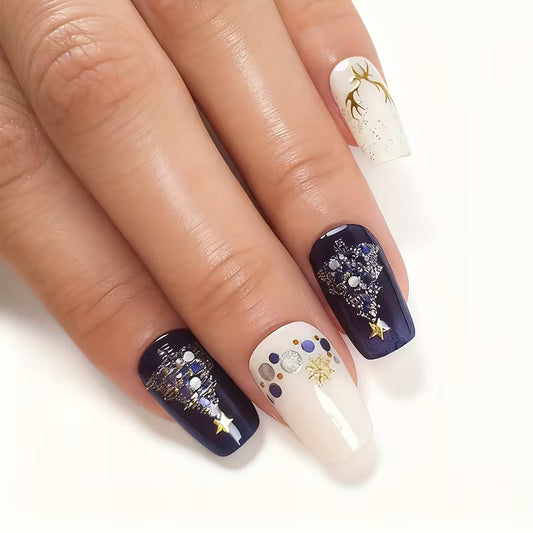 Midwinter Night's Dream - Festive Holiday Fully Cured Gel Nail Wrap