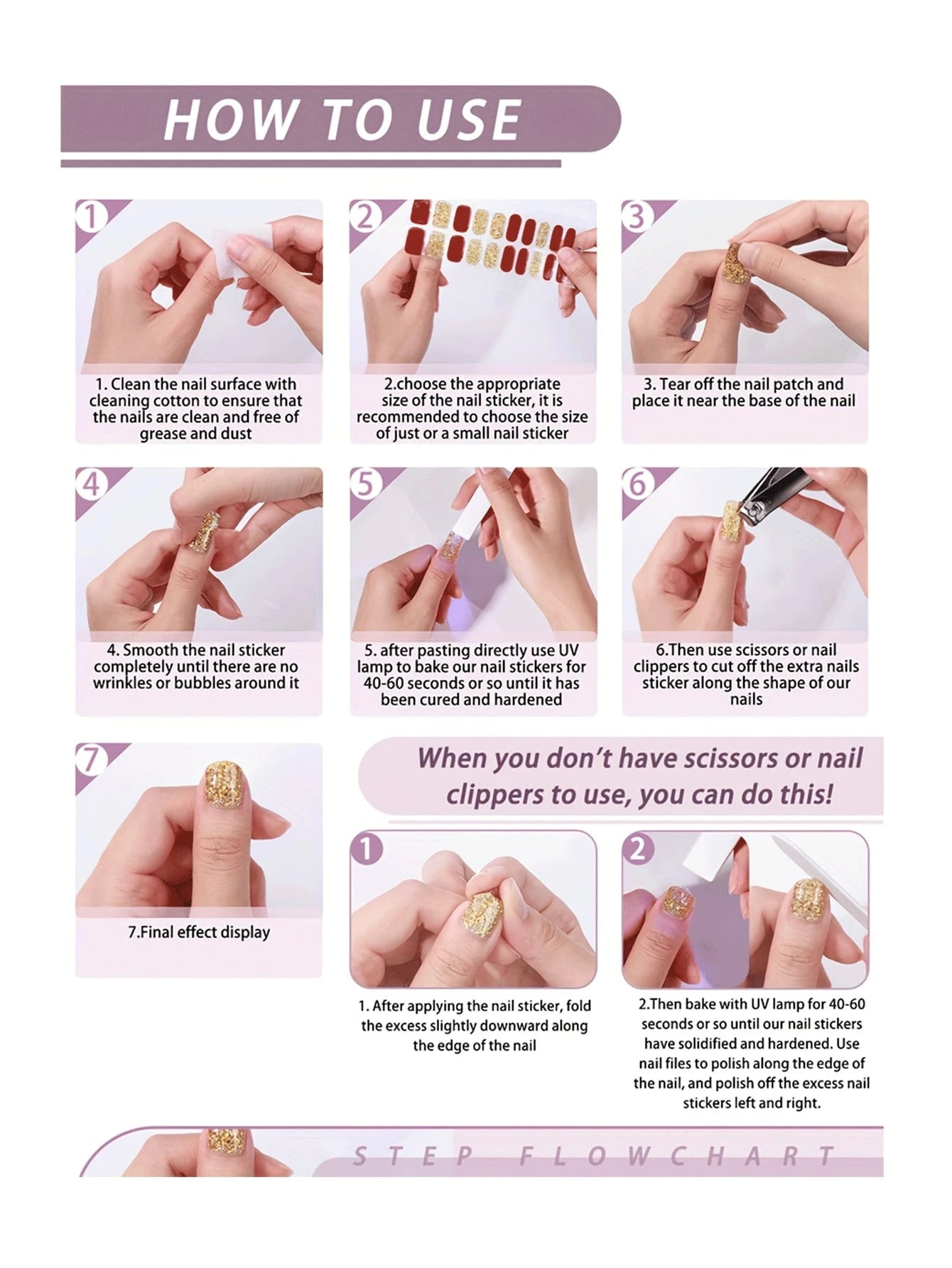 The Great Gatsby - Champagne Gold Glitter Semi-Cured Gel Nail Wraps