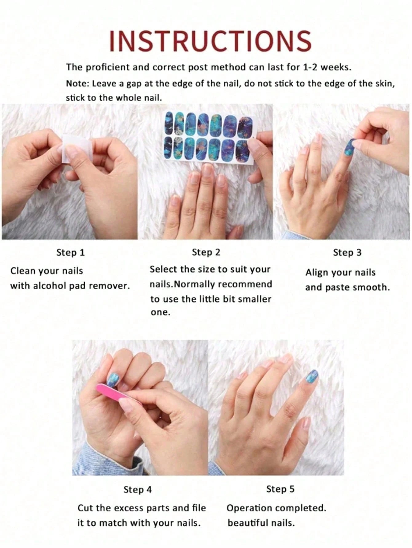 The Gift of the Magi - Candy Cane Swirls Fully Cured Gel Nail Wrap