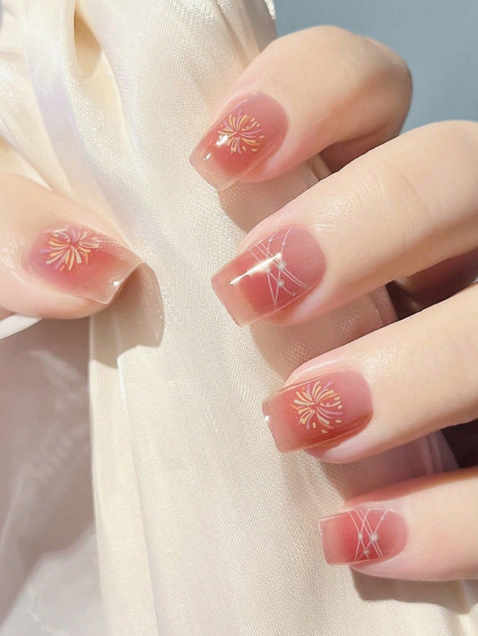 Confetti Chapter - Multi-Color Party Semi-Cured Gel Nail Wraps