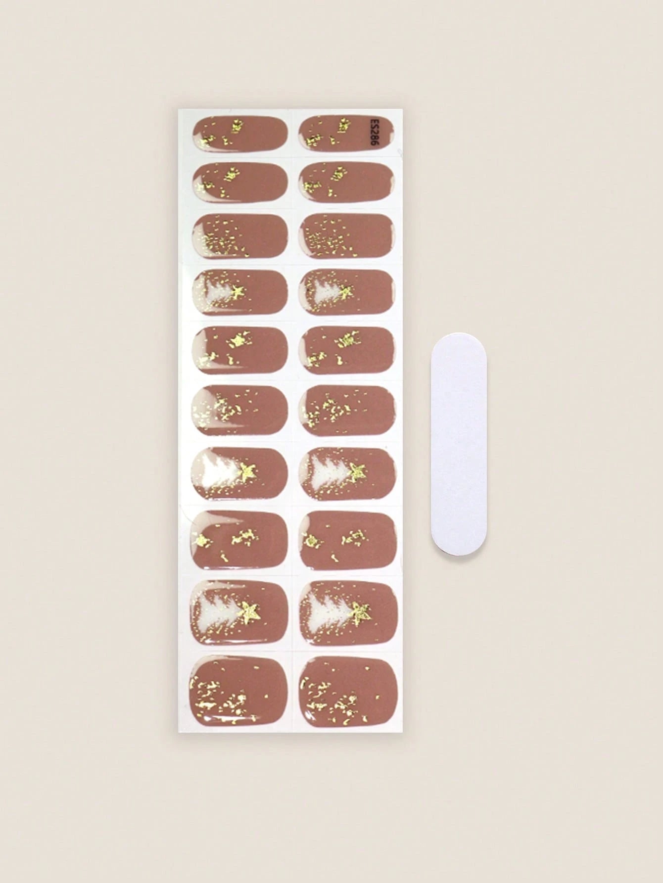 The Fir Tree - Festive Pattern Semi-Cured Gel Nail Wraps