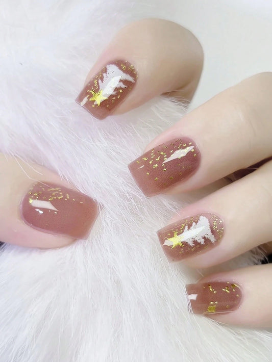 The Fir Tree - Festive Pattern Semi-Cured Gel Nail Wraps