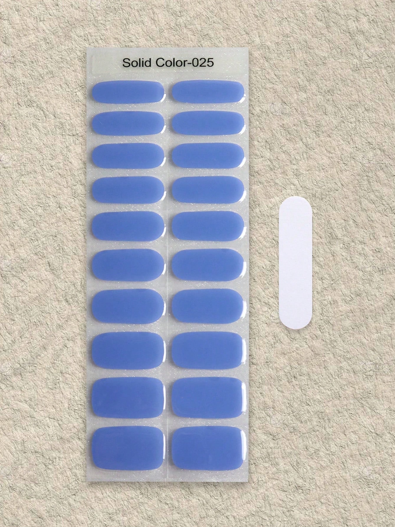 The Classic Cobalt Chapter - Classic Blue Semi-Cured Gel Nail Wraps