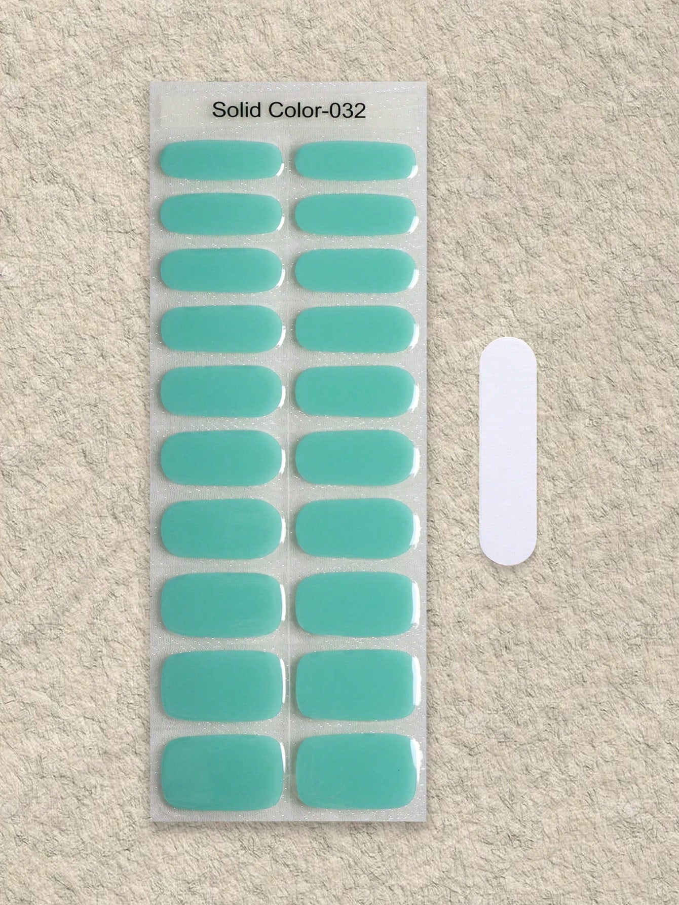 The Siren's Call - Classic Mint Green 02 Semi-Cured Gel Nail Wraps