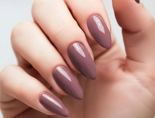 The Mauve Memoir - Classic Dusty Mauve Semi-Cured Gel Nail Wraps