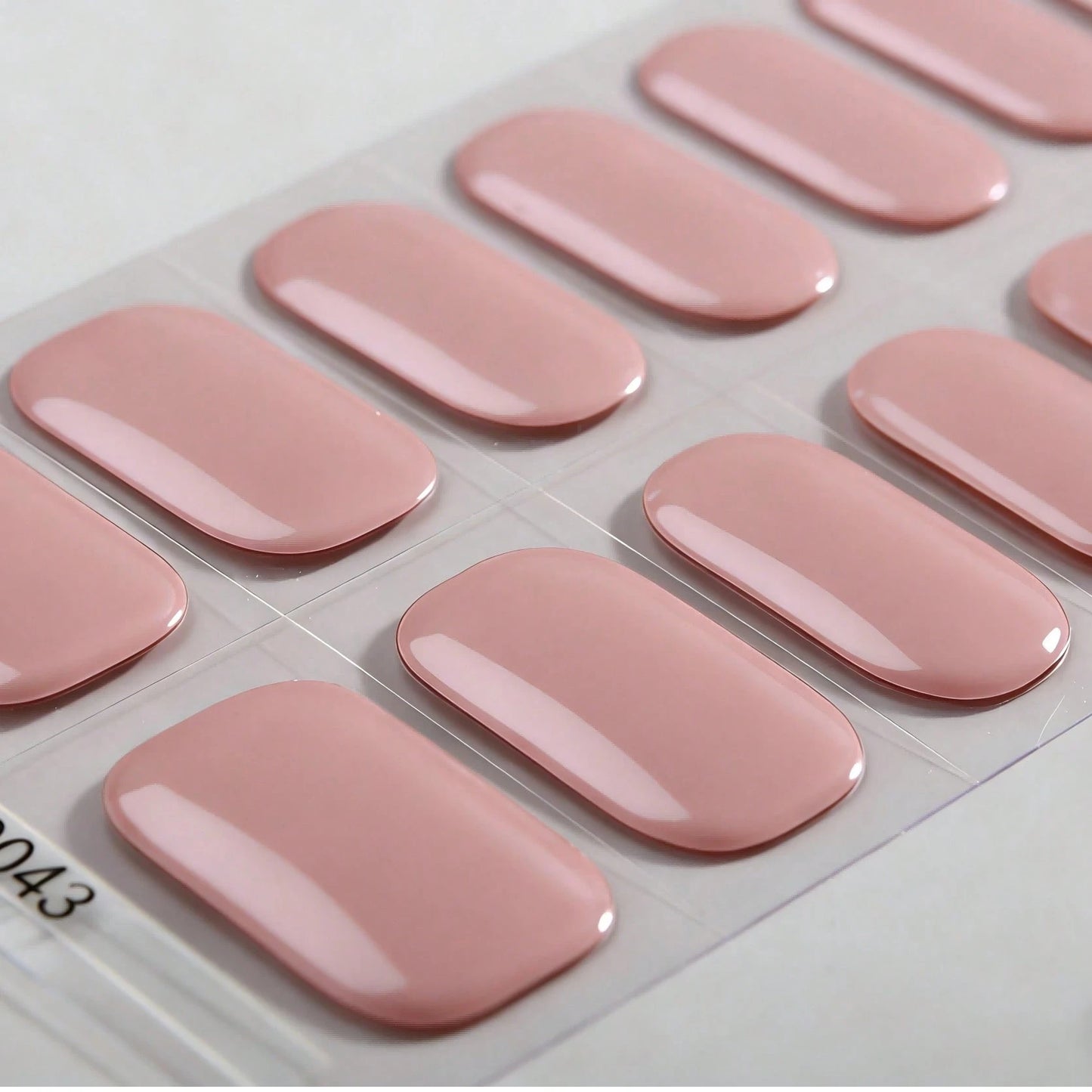 The Memoir - Nude Pink Semi-Cured Gel Nail Wraps