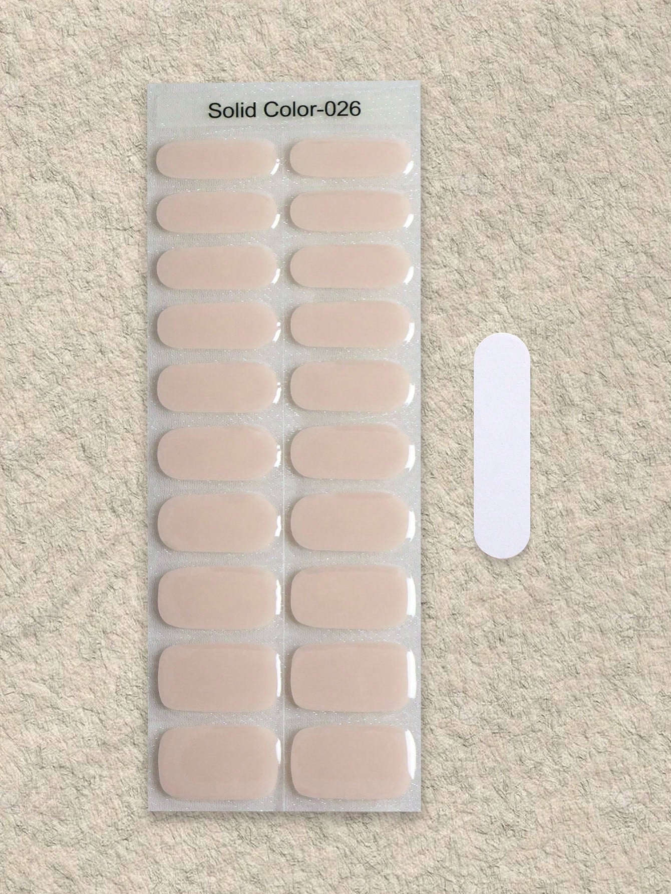 Vellum - Classic Apricot Semi-Cured Gel Nail Wraps