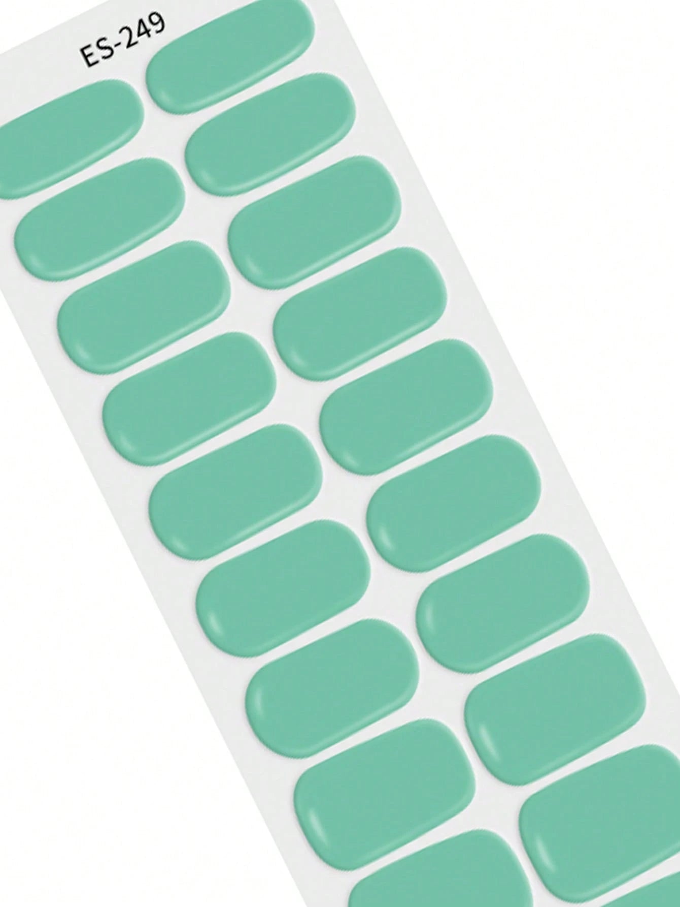 The Emerald City - Classic Teal Semi-Cured Gel Nail Wraps