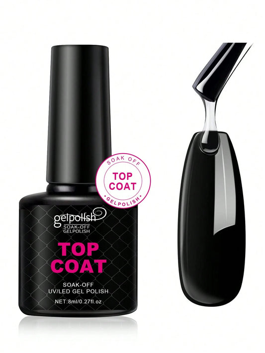 Gel Top Coat, No Wipe, Soak Off