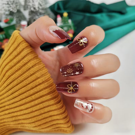 Festive Folklore - Festive Holiday Fully Cured Gel Nail Wrap